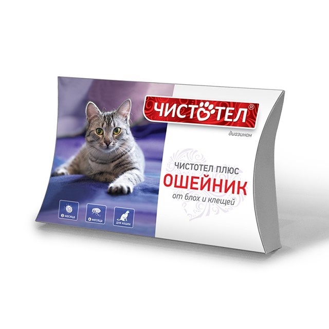 Изображение товара Чистотел Плюс Супер Ошейник от блох и клещей для кошек 1 шт. ветеринарный