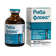Купить Рибафлокс раствор для инъекций фл 50 мл ВЕТЕРИНАРНЫЙ 1 шт цена