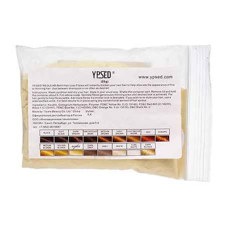 Ypsed Regular Камуфляж для волос Refill Blonde блонд 25 г 1 шт