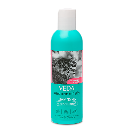 Аванпост Bio Шампунь репеллентный от блох и клещей для кошек и котят 250 мл