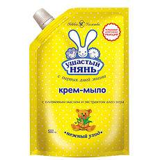Купить Ушастый Нянь Крем-мыло жидкое с оливковым маслом и экстрактом алоэ дой-пакет 500 мл 1 шт цена