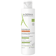 Изображение товара A-Derma Exomega Control Гель смягчающий пенящийся для сухой кожи 200 мл 1 шт