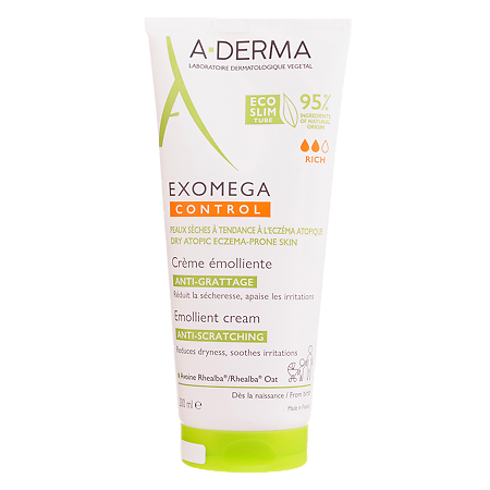 Изображение товара A-Derma Exomega Control Крем смягчающий для лица и тела 200 мл 1 шт