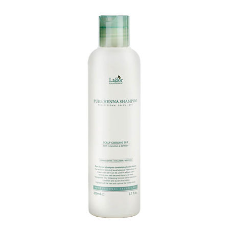 Lador Шампунь для волос укрепляющий с хной Pure Нenna Shampoo Cooling Spa 200 мл 1 шт