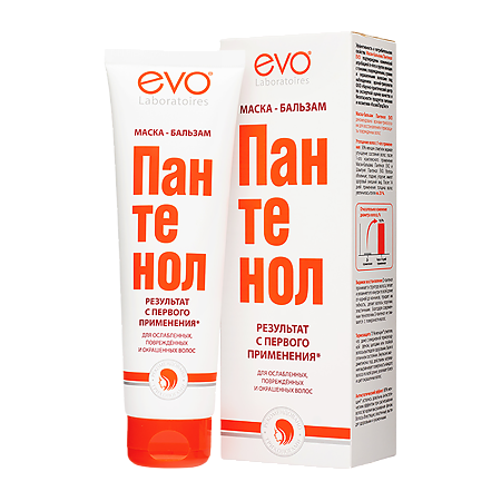 EVO Пантенол Маска-бальзам для сухих, ослабленных и поврежденных волос 150 мл 1 шт