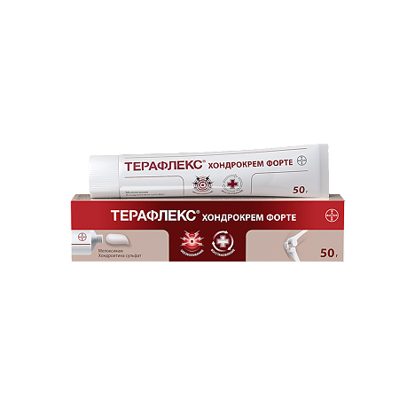 Терафлекс Хондрокрем Форте крем для наружного применения 10 мг/г+50 мг/г 50 г 1 шт
