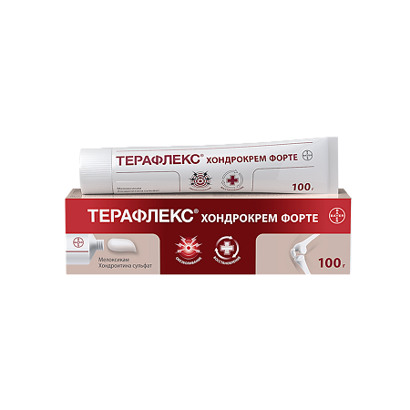 Терафлекс Хондрокрем Форте крем для наружного применения 10 мг/г+50 мг/г 100 г 1 шт