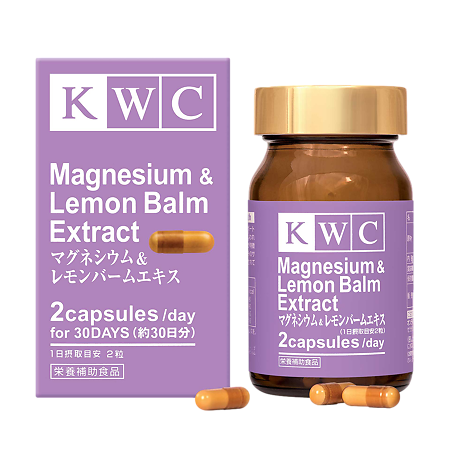 KWC Магний и Экстракт Мелиссы Magnesium & Lemon Balm Extract капсулы массой 455 мг 60 шт