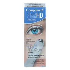 Купить Compliment Beauty Vision HD Гель-роллер для век Крио против темных кругов и припухлостей 11 мл 1 шт цена