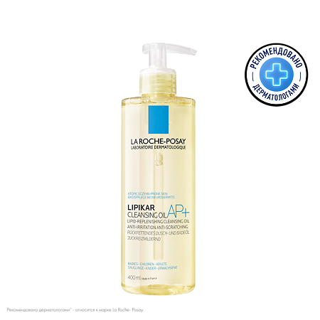 Изображение товара La Roche-Posay Lipikar Huile Lavante AP+ Масло очищающее для ванной и душа 400 мл