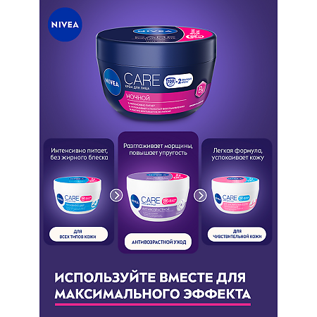 Nivea Care Крем для лица ночной 100 мл 1 шт