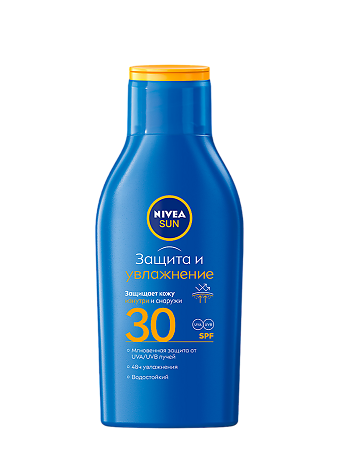 Nivea Sun Солнцезащитный лосьон Защита и увлажнение SPF30 100 мл 1 шт