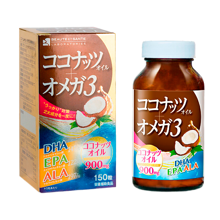 Изображение товара Infinity Омега-3 и масло кокоса капсулы 595 мг 150 шт для поддержки здоровья