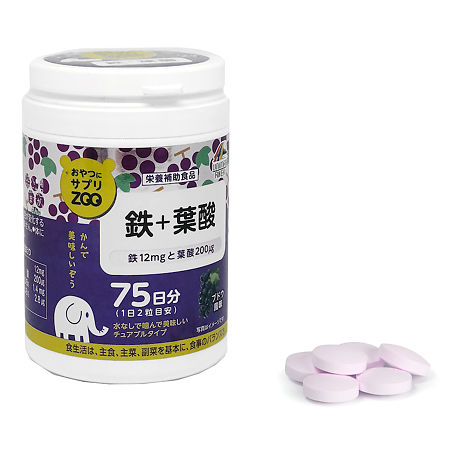 Unimat ZOO-Железо и фолиевая кислота жевательные таблетки массой 1,0 г 150 шт