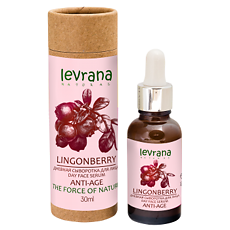 Купить Levrana Сыворотка дневная для лица Брусника Anti-age 30 мл 1 шт цена