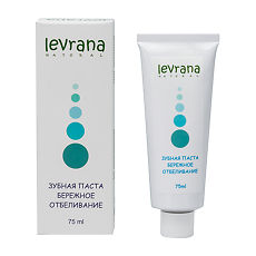 Купить Levrana Зубная паста Бережное отбеливание 75 мл 1 шт цена