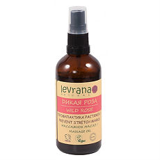Купить Levrana Массажное масло профилактика растяжек Дикая Роза 100 мл 1 шт цена