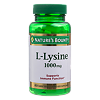 Nature's Bounty L-Лизин 1000 мг / L-Lysinе 1000 mg Tablets таблетки массой 1555 мг 60 шт