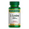 Nature's Bounty L-Лизин 1000 мг / L-Lysinе 1000 mg Tablets таблетки массой 1555 мг 60 шт