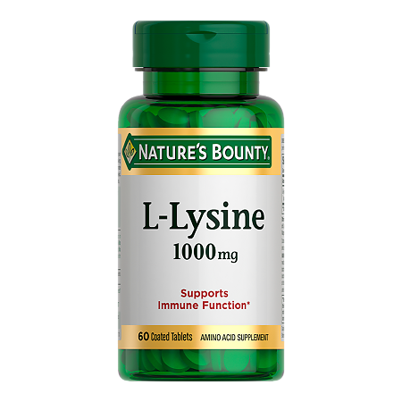 Nature's Bounty L-Лизин 1000 мг таблетки массой 1555 мг 60 шт