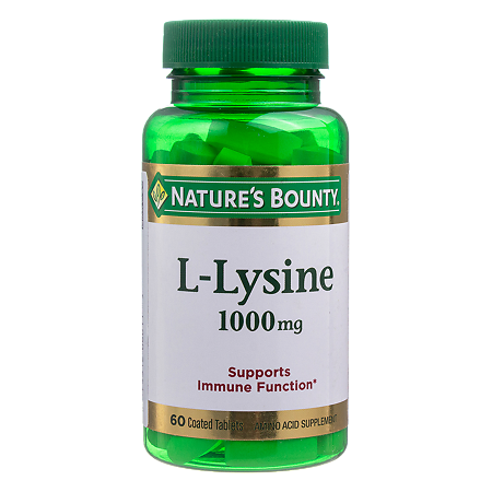 Nature's Bounty L-Лизин 1000 мг / L-Lysinе 1000 mg Tablets таблетки массой 1555 мг 60 шт