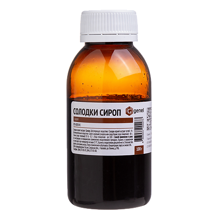 Солодки сироп фл 100 г 1 шт