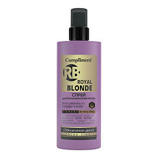 Купить Compliment Royal Blonde Спрей для блондированных волос 200 мл 1 шт цена