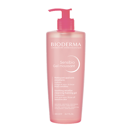 Изображение товара Биодерма Сенсибио очищающий гель для умывания для чувствительной кожи 500 мл