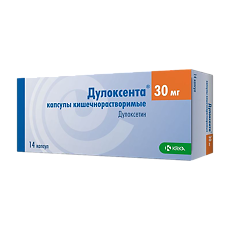 Купить Дулоксента капсулы кишечнорастворимые 30 мг 14 шт цена