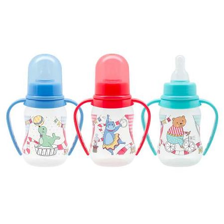 Изображение товара Бутылочка для кормления Lubby Just 125 мл с соской и ручками