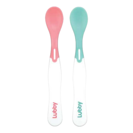 Изображение товара Набор термоложек Lubby для малышей с цветовым индикатором 2 шт