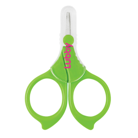 Изображение товара Маникюрные ножницы Lubby с чехлом для малышей 0+ безопасное использование