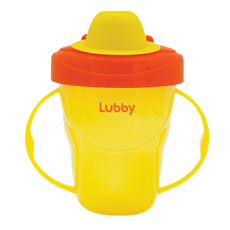 Купить Lubby Поильник-непроливайка с ручками Классика от 9 мес. твердый носик арт.7293 175 мл 1 шт цена