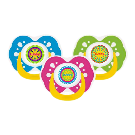 Изображение товара Lubby Соска-Пустышка Русские мотивы от 6 мес. силикон скошенный сосок арт.5520 1 шт