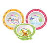 Lubby Тарелка Веселые животные от 6 мес. с присоской арт.13954 1 шт