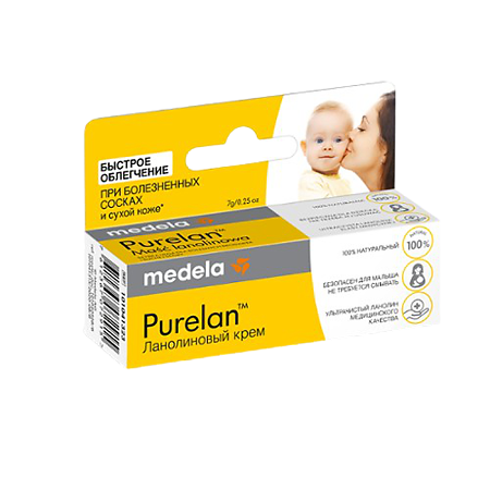 Изображение товара Медела Средство для гигиенического ухода за сосками ПуреЛан 100 7 г для ухода и увлажнения кожи