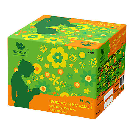 Изображение товара Пелигрин Прокладки-вкладыши лактационные одноразовые 30 шт