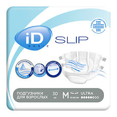 Купить Подгузники для взрослых iD Slip Basic M 30 шт цена