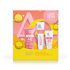 Купить Либридерм (Librederm) Аевит Набор подарочный Мультивитаминный уход для кожи склонной к жирности 1 уп цена