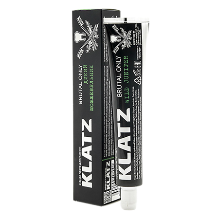 Klatz Brutal Only Зубная паста для мужчин Дикий можжевельник 75 мл 1 шт