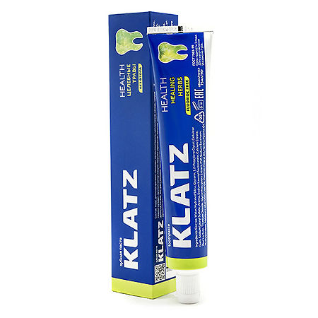 Klatz Health  Зубная паста Целебные травы без фтора 75 мл 1 шт