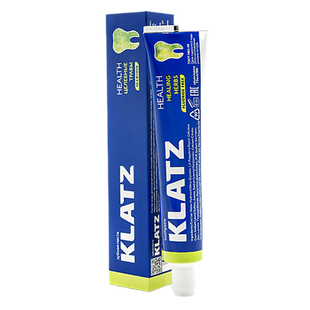 Klatz Health  Зубная паста Целебные травы без фтора 75 мл 1 шт