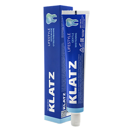 Klatz Lifestyle Зубная паста Бережное отбеливание 75 мл 1 шт