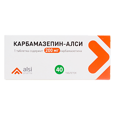 Купить Карбамазепин-АЛСИ таблетки 200 мг 40 шт цена