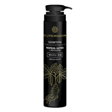 Изображение товара Supernova Шампунь против сильного выпадения волос Kopexil Ultra + Женьшень 350 мл 1 шт