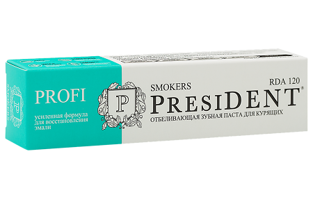 PresiDent Profi Smokers зубная паста 120 RDA 50 мл 1 шт