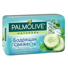 Изображение товара Palmolive Мыло Бодрящая свежесть с экстрактом зеленого чая и огурца 150 г 1 шт