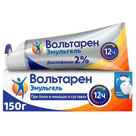 Изображение товара Вольтарен Эмульгель гель для наружного применения 2 % 150 г 1 шт