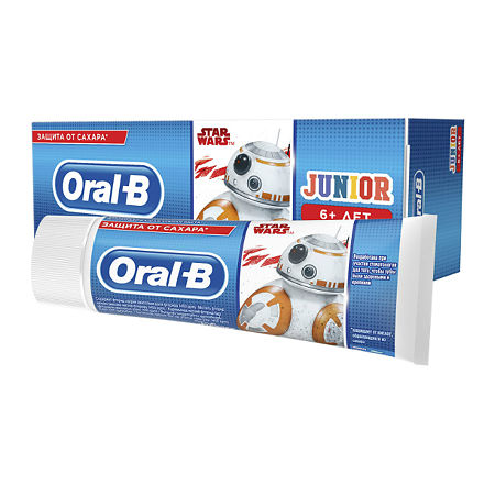 Oral-B Зубная паста Junior Нежная мята 75 мл 1 шт