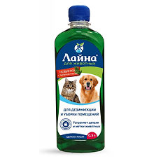 Купить Лайна Средство для дезинфекции и уборки мест обитания домашних животных c запахом пихты 0,5 л цена